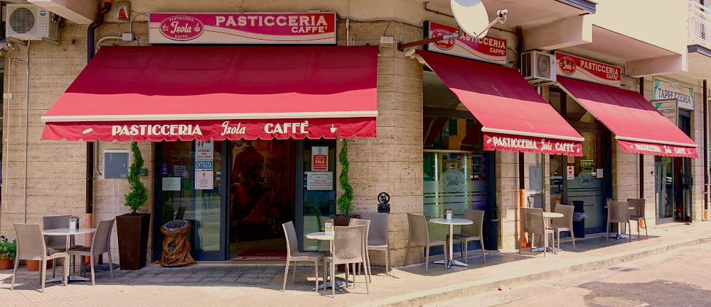 entrata locale pasticceria isola
